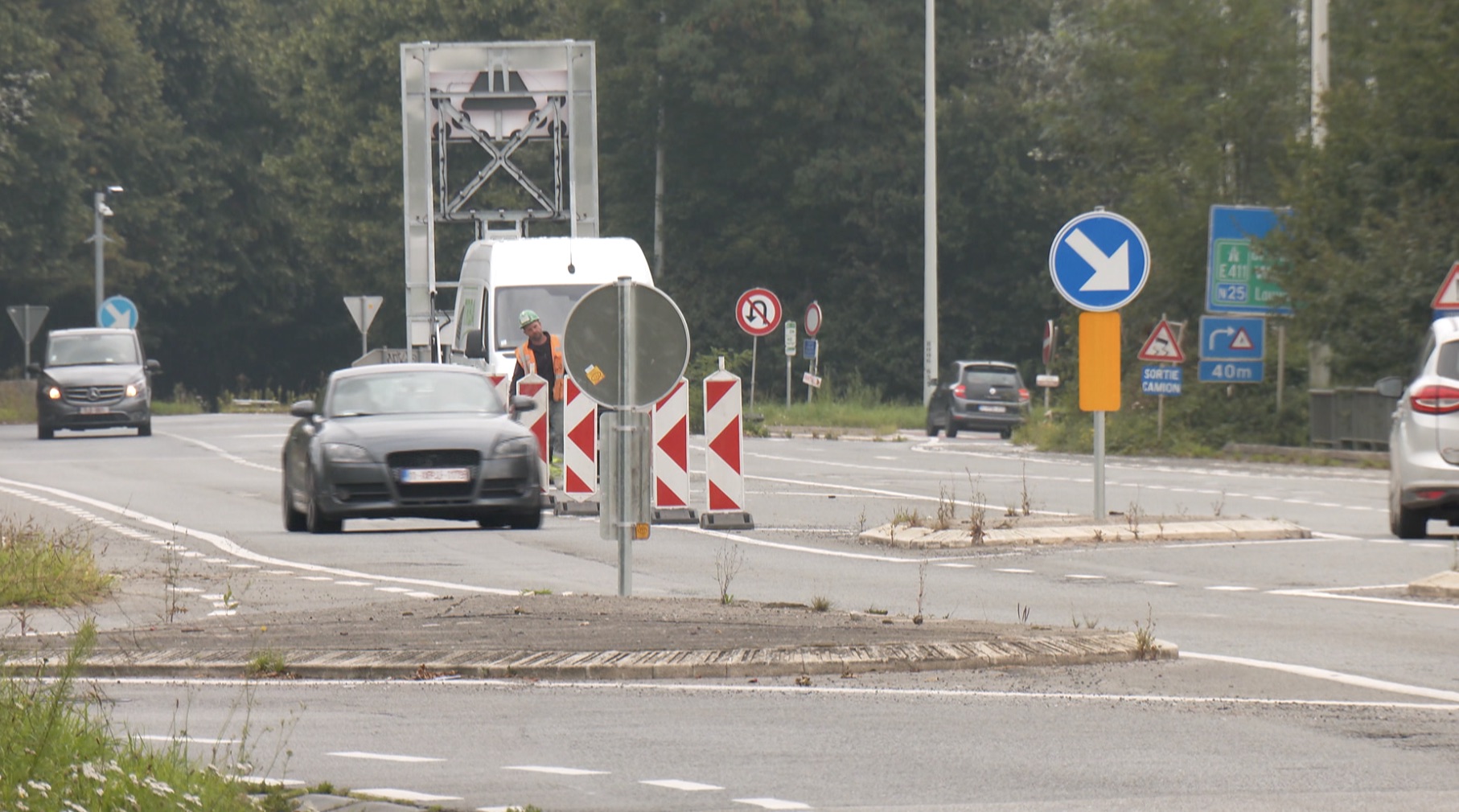 Mont-Saint-Guibert : fermeture de la bretelle d'accès E411 vers Namur pendant 3 jours