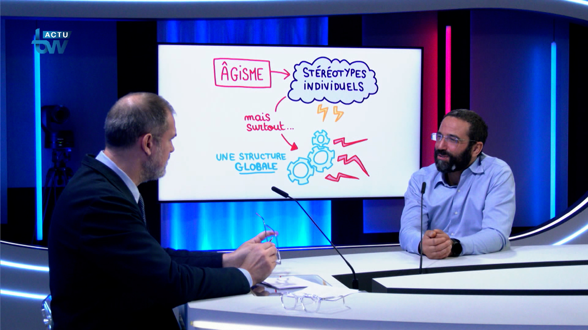 Anis Ben Hadjali, coordinateur l'ASBL Entr'âges, pour la Semaine de l'intergénération