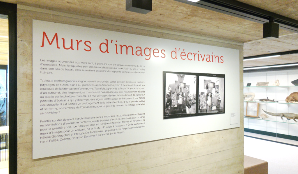 Louvain-la-Neuve : les murs d'écrivains exposés au musée L 