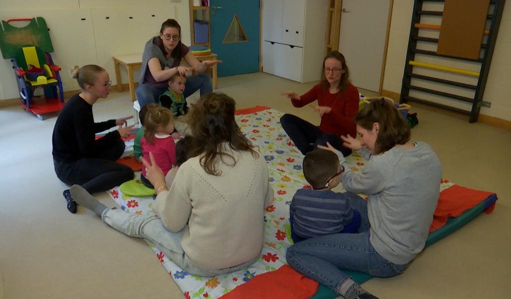 Visite de la crèche inclusive "Les Lucioles" à Lasne