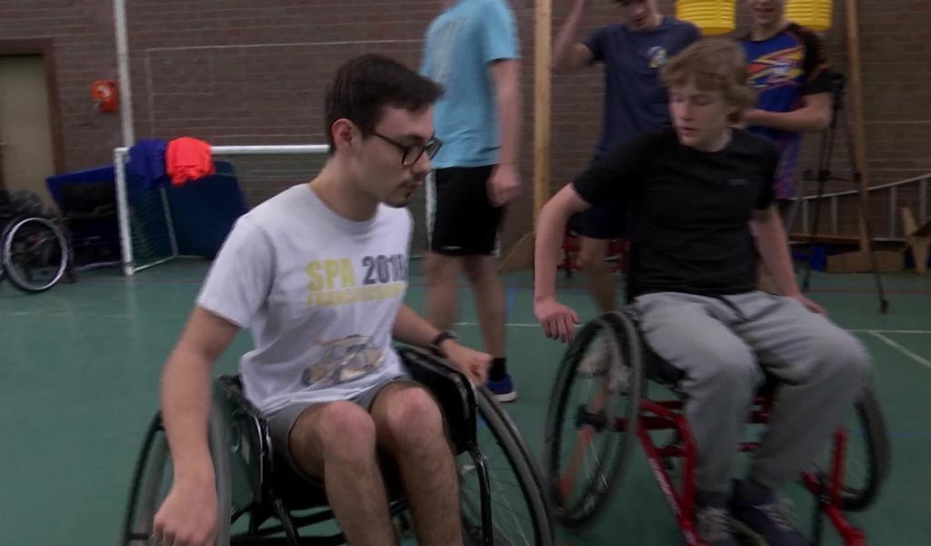 Initiation au handisport à l'Institut Notre Dame des Anges de Genval