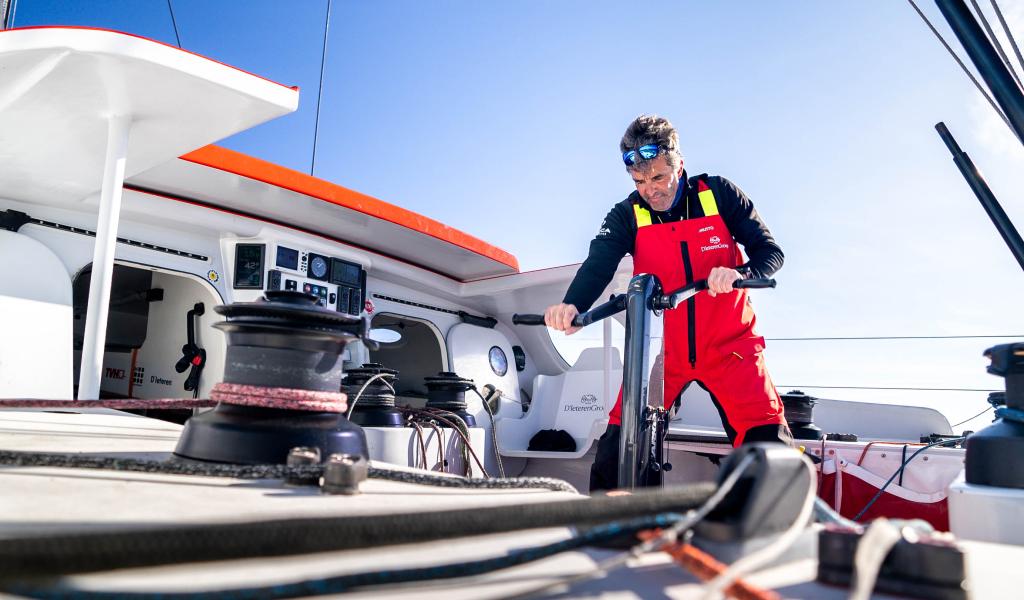 Denis Van Weynbergh se prépare pour le Vendée Globe 2024