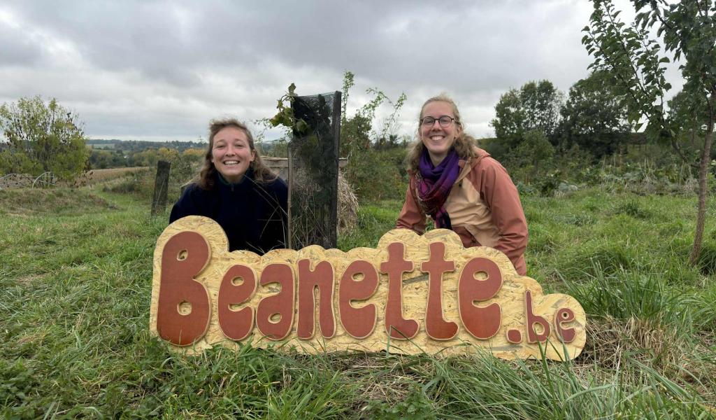 Beanette : Cécile et Audrey lancent un projet de maraîchage à Jodoigne