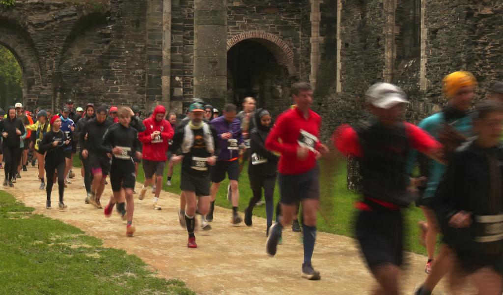 Le trail de l'Abbaye de Villers-la-Ville sous la tempête !