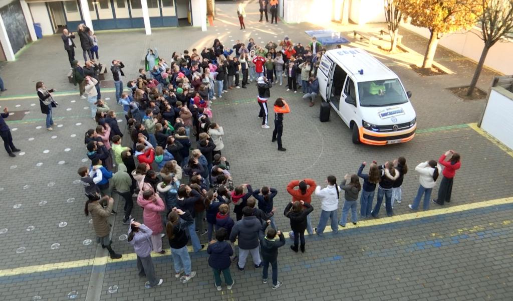L'Harcelomobile à l'école des Colibris de La Hulpe