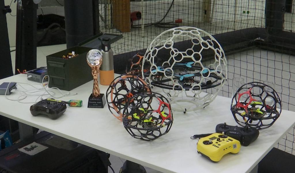 Le Drone Soccer en démonstration à Nivelles