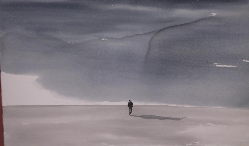 Nicolas Magrin, l’aquarelle à l’état sauvage à la Fondation Folon