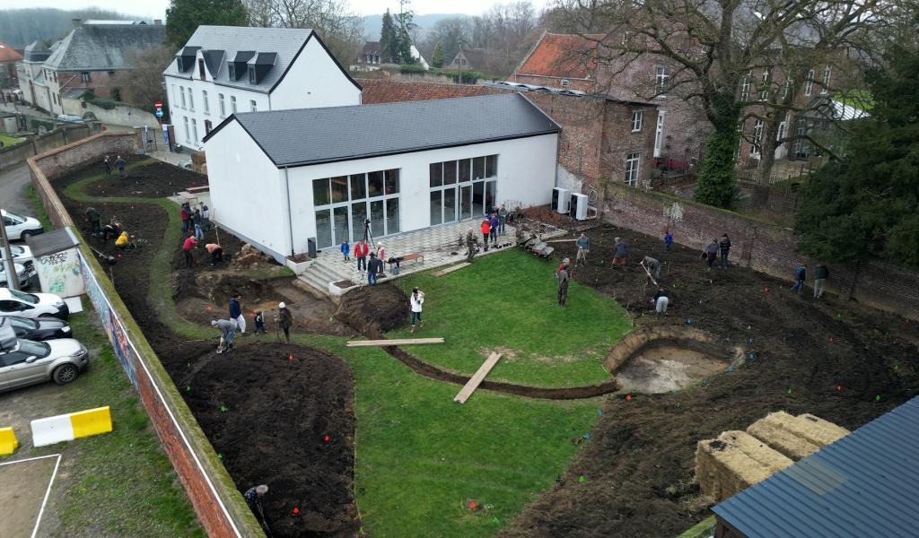 Tourinnes-la-Grosse crée le premier jardin-fôret nourricier public de Wallonie