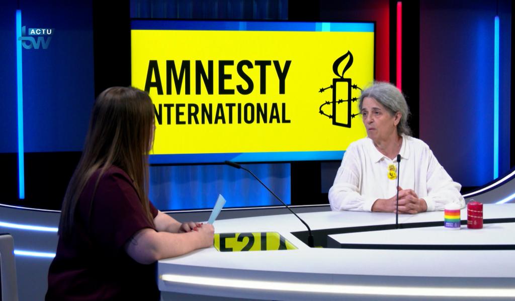 L'invité dans l'actu - Laurence Ryelandt pour Amnesty International