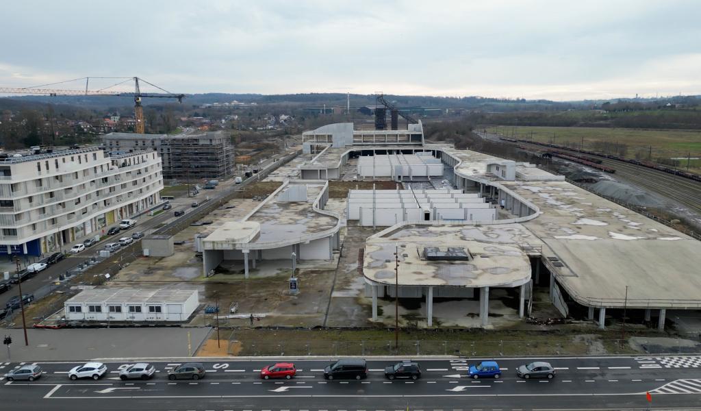 Le chantier du Tubize Outlet Mall est toujours à l'arrêt