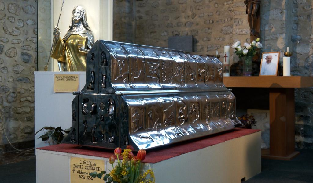 Nivelles : les reliques de Sainte-Gertrude exceptionnellement exposées !