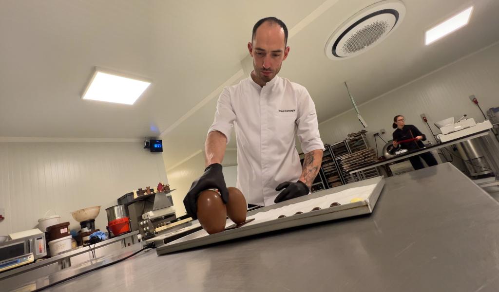 Arnaud Champagne : de l'or entre les doigts, du chocolat dans les étoiles