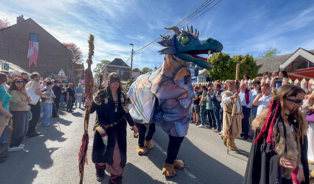 Grez-Doiceau : le combat de Saint-Georges et du dragon perpétue la tradition du village