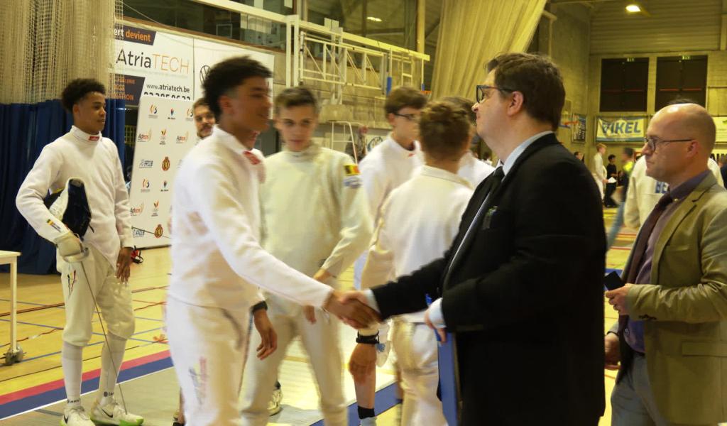 Escrime : un podium pour les U17 Brainois lors des championnats de Belgique par équipe