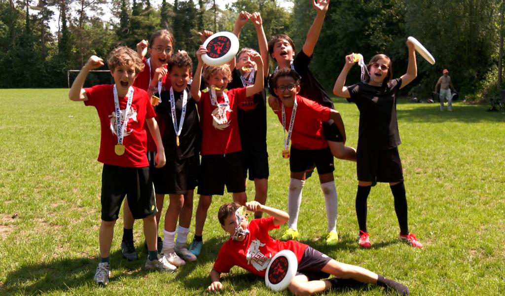 Ultimate frisbee : les Red NUTs de Nivelles cartonnent en U14