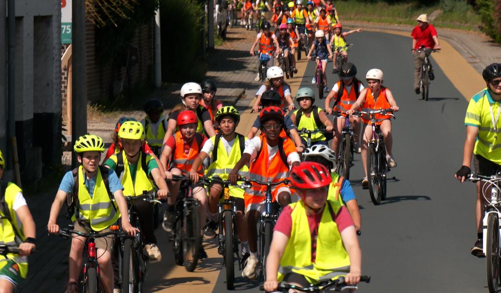 Sensibilisation et amusement au programme de la journée vélos de l'ASBL Les Débrouillards