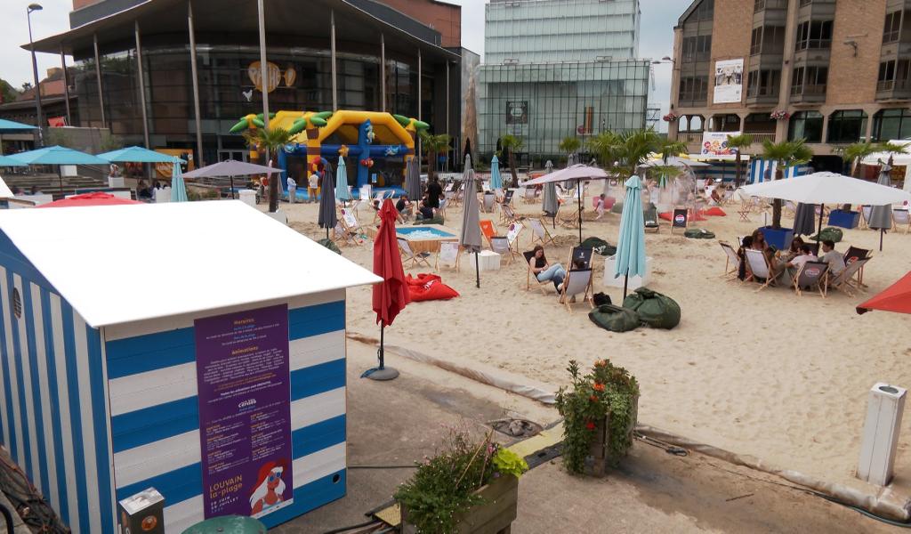 La plage s'invite en ville à LLN