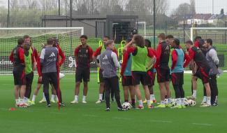 1.500 supporters acclament les Diables Rouges à Tubize