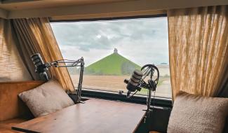 Un studio d'enregistrement dans une caravane !