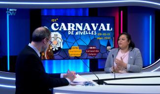 Les invitées : Marie Lecomte, présentation du Carnaval de Nivelles