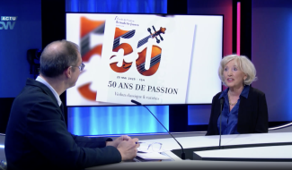 Bernadette Jansen pour le concert de son école à la Ferme du Biéreau