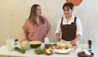 Les recettes d'été : le tartare de melons de Fouzia