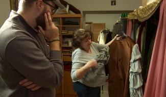 Les costumes du Tour Sainte-Gertrude prêts à défiler