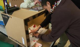 Des élèves de l'école des Moineaux s'essaient au stop motion