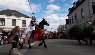 Saint-Georges terrasse le dragon depuis 20 ans à Grez-Doiceau