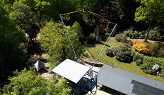 La nouvelle attraction d'Aventure Parc vous catapulte très haut !