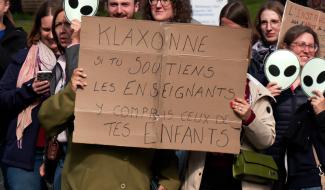 Nivelles : Action contre les mesures de la FWB au Collège Sainte-Gertrude