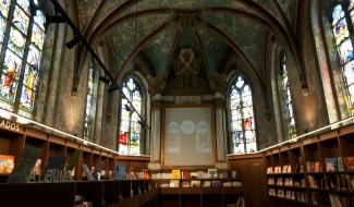Inauguration de la nouvelle bibliothèque dans l'ancienne chapelle des Augustines