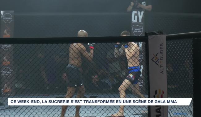 La Sucrerie transformée en scène de gala de MMA