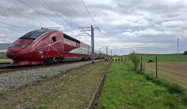 Un Eurostar bloqué à Tubize