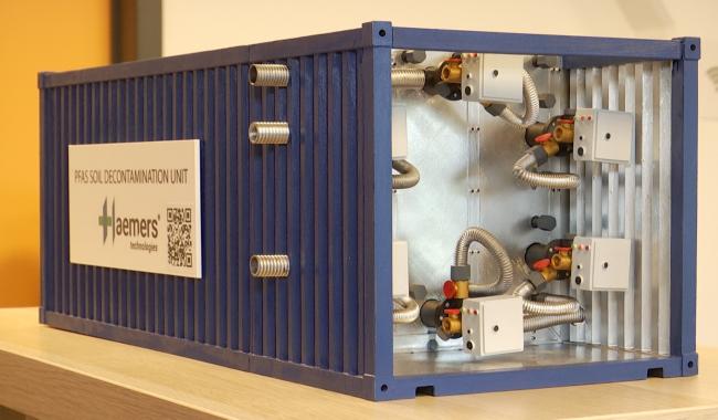 Nivelles : destruction complète des PFAS dans le sol grâce à Haemers Technologies