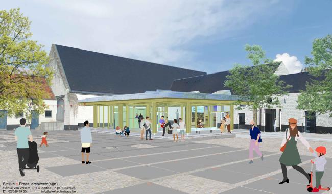 Une structure en verre et en bois pour le nouveau foyer de la Ferme du Biéreau