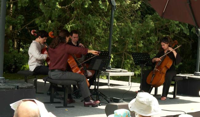 La Chapelle musicale Reine Élisabeth a ouvert son domaine pour des concerts en extérieur