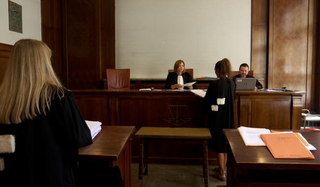 Retour du personnel et des audiences au palais de justice de Nivelles
