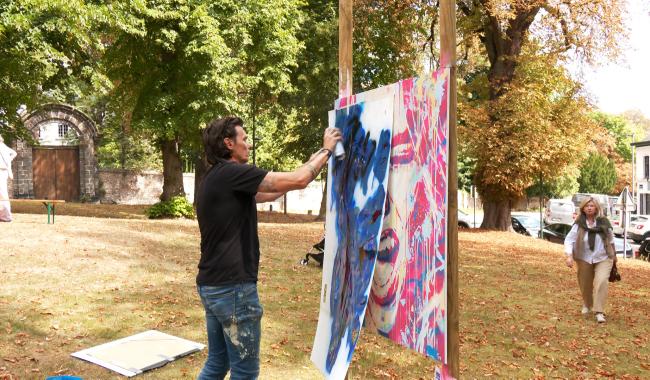 Lasne : une vingtaine d'artistes créent leurs œuvres en public
