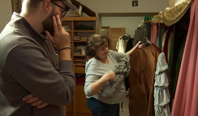 Les costumes du Tour Sainte-Gertrude prêts à défiler