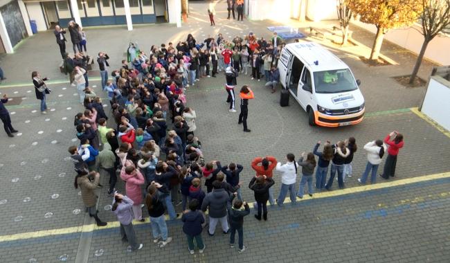 L'Harcelomobile à l'école des Colibris de La Hulpe