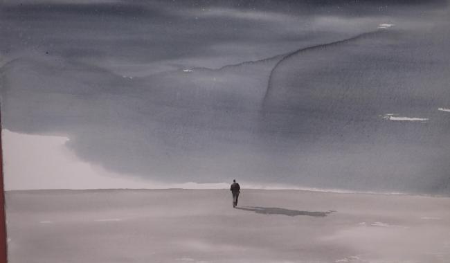 Nicolas Magrin, l’aquarelle à l’état sauvage à la Fondation Folon