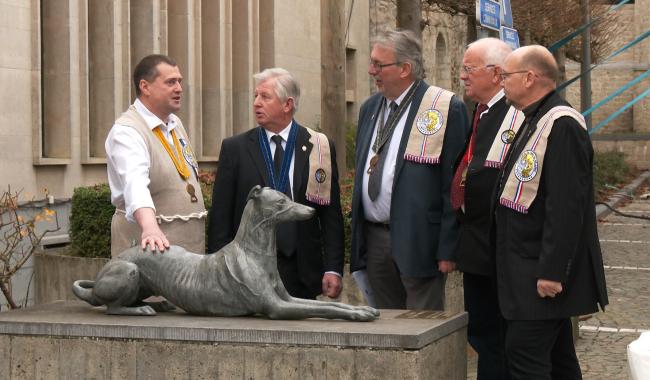 Nivelles : le chien de Jean de Nivelles, 25 ans et toujours fidèle au poste