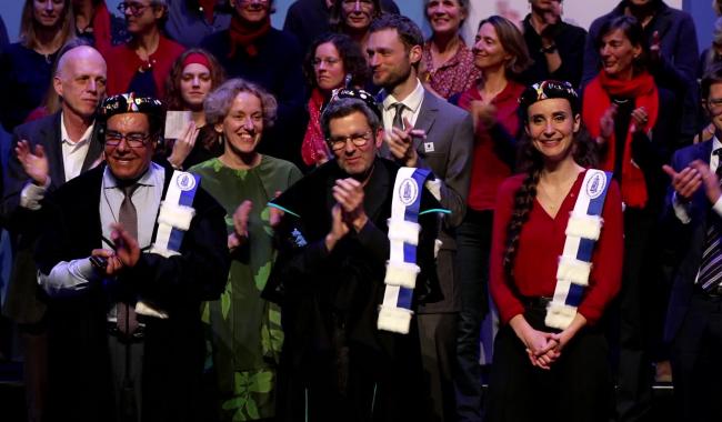 L'UCLouvain remet trois nouveaux docteurs honoris causa sous le signe de la résistance