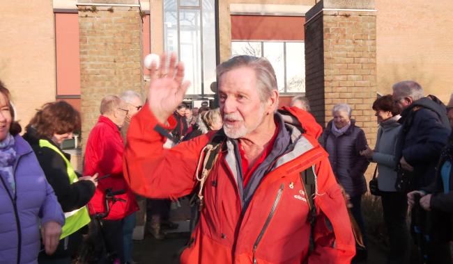 Jean-Marie Van Butsele marche vers Rome pour la jeunesse