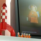 Musée Hergé : La fusée de Tintin en Lego prête au décollage