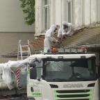 Waterloo : l'estaminet de Joséphine en cours de démolition au pied de la Butte du Lion