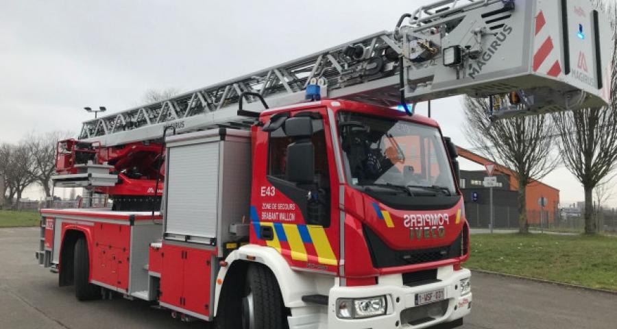 Incendie à Braine-le-Château : la route bloquée vers Tubize