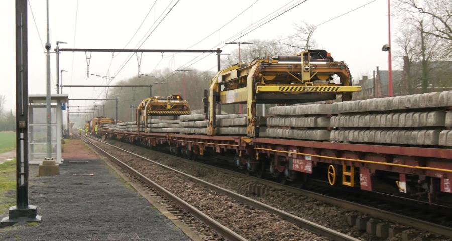 Rail : changement des traverses sur l'axe Ottignies-Bruxelles