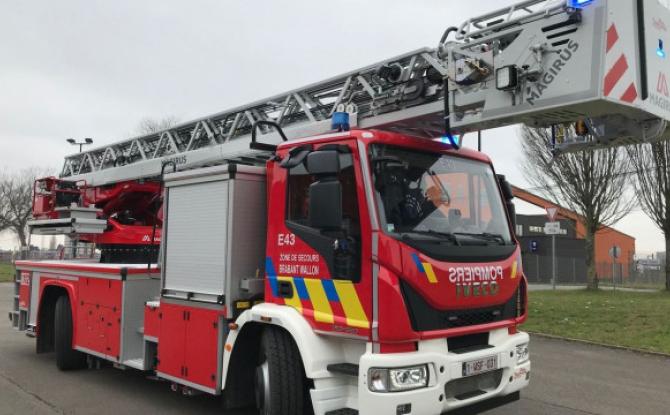 Incendie à Braine-le-Château : la route bloquée vers Tubize